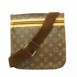 Louis Vuitton Shoulder Bag Monogram Pochette Bosphore M40044 Brown Men's